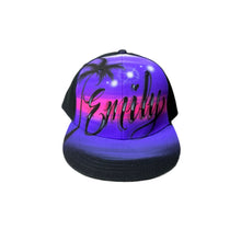 Load image into Gallery viewer, Love Script Palm Tree Snapback (11)