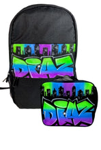 Load image into Gallery viewer, 3 Colour City Style Custom Combo (Combo1) 1x TruckerCap, 1x Backpack, 1x Lunchbox