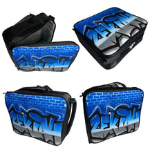 Load image into Gallery viewer, Graff Brick Wall Cut Style Kids Backpack and Lunchbox Combo (Combo1)