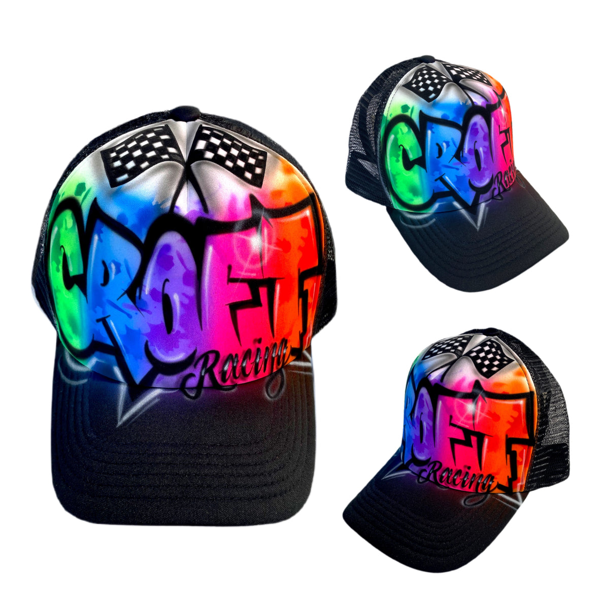 Croft Racing Trucker Cap with Custom Name – Original Graffix
