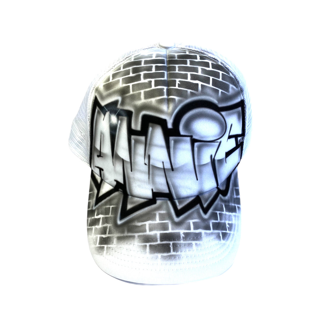 Graffiti Brick Wall Trucker (12)