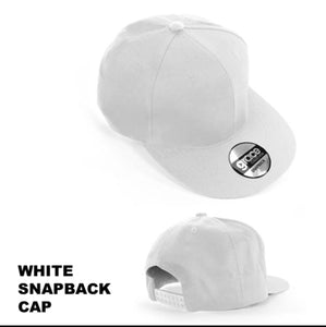 Custom Backpack and Snapback Cap Combo