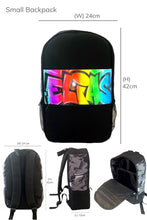 Load image into Gallery viewer, Rainbow Graff Style Backpack (7)